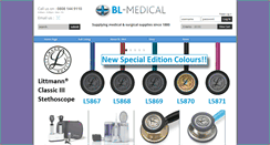 Desktop Screenshot of bl-medical.com